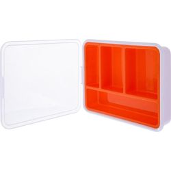 Inline Kleinteilebox 4 nodalījumi 180 x 140 x 40 mm (43009H) Inline Kleinteilebox 4 nodalījumi 180 x 140 x 40 mm (43009H)