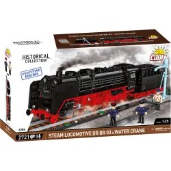COBI DR BR 03 Tvaika lokomotīve & Ūdens celtnis - Executive Edition (6286) COBI DR BR 03 Tvaika lokomotīve & Ūdens celtnis - Executive Edition (6286)
