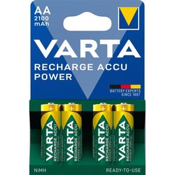 Varta Recharge Accu Power Mignon AA NiMH 2100 mAh 4er Pack (56706-101-404) Varta Recharge Accu Power Mignon AA NiMH 2100 mAh 4er Pack (56706-101-404)