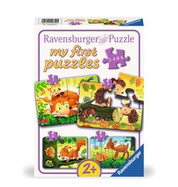 Ravensburger Puzzle Mazās dzīvnieku ģimenes Ravensburger Puzzle Mazās dzīvnieku ģimenes