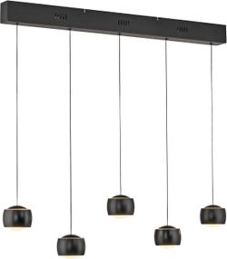 JUST LIGHT. LED piekaramā lampa Ballini 5 liesmu JUST LIGHT. LED piekaramā lampa Ballini 5 liesmu