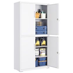 Songmics Dokumentu skapis ar 4 durvīm un 5 līmeņiem 40 x 80 x 180 cm (OMC016) Songmics Dokumentu skapis ar 4 durvīm un 5 līmeņiem 40 x 80 x 180 cm (OMC016)