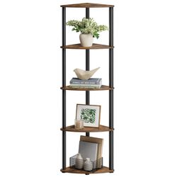 Songmics Eckregāls ar 5 līmeņiem 38,3 x 27 x 139 cm (LBC610) Songmics Eckregāls ar 5 līmeņiem 38,3 x 27 x 139 cm (LBC610)