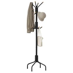 Songmics Metāla garderobes statīvs ar 12 āķiem (RCR031) Songmics Metāla garderobes statīvs ar 12 āķiem (RCR031)