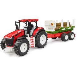 Bruder Roadmax Traktors ar atpakaļejošo piekabi Bruder Roadmax Traktors ar atpakaļejošo piekabi