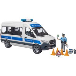 Bruder MB Sprinter Policijas operatīvais transportlīdzeklis ar gaismas un skaņas moduli Bruder MB Sprinter Policijas operatīvais transportlīdzeklis ar gaismas un skaņas moduli
