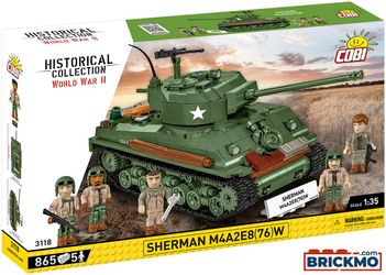 COBI Sherman M4A2E8(76)W (3118) COBI Sherman M4A2E8(76)W (3118)