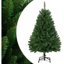 vidaXL Mākslīgā Ziemassvētku egle salokāma ar statīvu zaļa 150 cm vidaXL Mākslīgā Ziemassvētku egle salokāma ar statīvu zaļa 150 cm