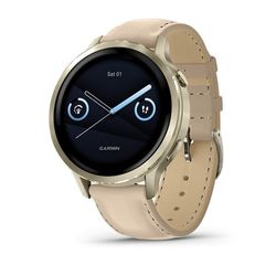 Garmin Venu 4 41 mm ar ādas siksniņu Garmin Venu 4 41 mm ar ādas siksniņu