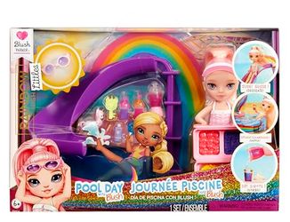 Rainbow High Littles - Baseina diena ar Blush spēļu komplekts Rainbow High Littles - Baseina diena ar Blush spēļu komplekts