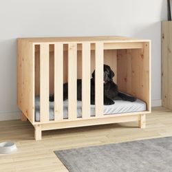 vidaXL Suņu būda masīvkoks priede 90 x 60 x 67 cm (822486) vidaXL Suņu būda masīvkoks priede 90 x 60 x 67 cm (822486)