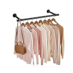 Songmics Kleitu stienis pie sienas 30 x 84 x 7 cm (HSR140) Songmics Kleitu stienis pie sienas 30 x 84 x 7 cm (HSR140)