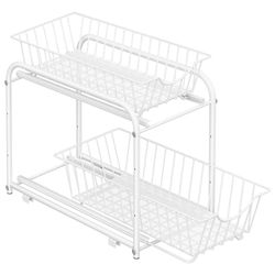 Songmics Virtuves organizators ar 2 atvilktnēm (KCS017) Songmics Virtuves organizators ar 2 atvilktnēm (KCS017)