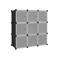 Songmics Plastmasas skapis ar 9 kubiem (LPC116) Songmics Plastmasas skapis ar 9 kubiem (LPC116)