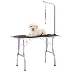 vidaXL Verstellbarer Trimmtisch für Hunde mit 1 Schlaufe 110 x 60 x 76 cm (171065) vidaXL Verstellbarer Trimmtisch für Hunde mit 1 Schlaufe 110 x 60 x 76 cm (171065)