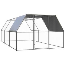 vidaXL Outdoor-Hühnerstall Verzinkter Stahl 3 x 6 x 2 m (3089325) vidaXL Outdoor-Hühnerstall Verzinkter Stahl 3 x 6 x 2 m (3089325)