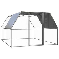 vidaXL Outdoor-Hühnerkäfig Verzinkter Stahl 3 x 4 x 2 m (3089324) vidaXL Outdoor-Hühnerkäfig Verzinkter Stahl 3 x 4 x 2 m (3089324)