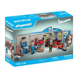 Playmobil Vespa 60. gadu Vespa garāža Playmobil Vespa 60. gadu Vespa garāža