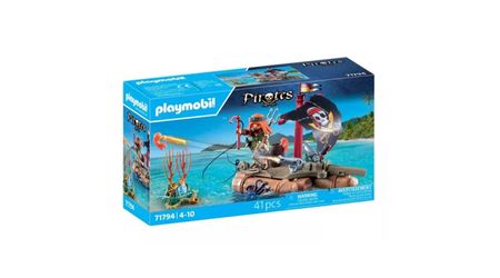 Playmobil Pirates - Dārgumu izcelšana uz pirātu plosta (71794) Playmobil Pirates - Dārgumu izcelšana uz pirātu plosta (71794)