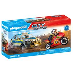 Playmobil City Action - Vajāšana ar policijas pikapu (71875) Playmobil City Action - Vajāšana ar policijas pikapu (71875)