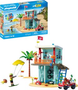Playmobil Glābšanas tornis ar pludmales bagiju Playmobil Glābšanas tornis ar pludmales bagiju