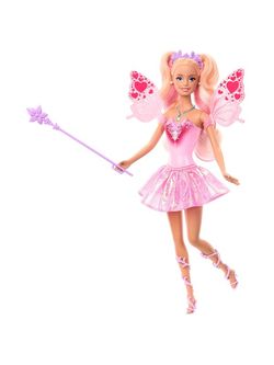 Mattel Barbie Fantasy Feenpuppe mit Krāsu maiņas spārniem (JCP76) Mattel Barbie Fantasy Feenpuppe mit Krāsu maiņas spārniem (JCP76)