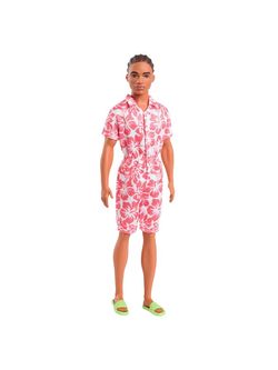 Mattel Barbie Fashionistas Ken kombinezons ar Havaju rakstu (HYT99) Mattel Barbie Fashionistas Ken kombinezons ar Havaju rakstu (HYT99)