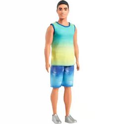Mattel Barbie Fashionistas Ken lelle Nr. 236 ombré stila tops Mattel Barbie Fashionistas Ken lelle Nr. 236 ombré stila tops