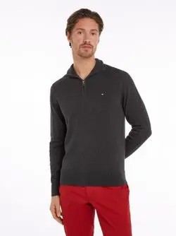 Tommy Hilfiger Rāvējslēdzēja džemperis ar kašmiru (MW0MW28049) Tommy Hilfiger Rāvējslēdzēja džemperis ar kašmiru (MW0MW28049)