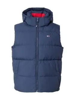 Tommy Hilfiger Steppveste TJM Essential Down Vest vīriešiem ar kapuci Tommy Hilfiger Steppveste TJM Essential Down Vest vīriešiem ar kapuci