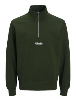 Jack & Jones JJESOHO vīriešu džemperis ar pusējo rāvējslēdzēju Jack & Jones JJESOHO vīriešu džemperis ar pusējo rāvējslēdzēju