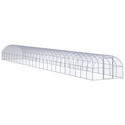 vidaXL Outdoor-Hühnerstall Cinkots tērauds 3 x 24 x 2 m (3095471) vidaXL Outdoor-Hühnerstall Cinkots tērauds 3 x 24 x 2 m (3095471)