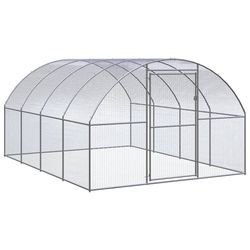 vidaXL Outdoor-Hühnerstall Verzinkter Stahl 3 x 4 x 2 m (3095464) vidaXL Outdoor-Hühnerstall Verzinkter Stahl 3 x 4 x 2 m (3095464)