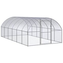 vidaXL Outdoor-Hühnerstall Verzinkter Stahl 3 x 6 x 2 m (3095465) vidaXL Outdoor-Hühnerstall Verzinkter Stahl 3 x 6 x 2 m (3095465)
