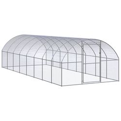 vidaXL Outdoor-Hühnerstall Verzinkter Stahl 3 x 8 x 2 m (3095466) vidaXL Outdoor-Hühnerstall Verzinkter Stahl 3 x 8 x 2 m (3095466)
