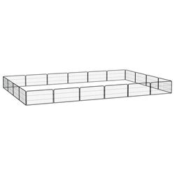 vidaXL Hundelaufstall Stahl Pulverbeschichtet 20-tlg. 600 x 400 x 50 cm (3115970) vidaXL Hundelaufstall Stahl Pulverbeschichtet 20-tlg. 600 x 400 x 50 cm (3115970)