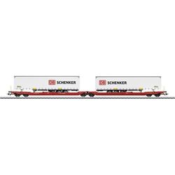 Märklin Doppel-Taschenwagen Sdggmrss 738 (47470) Märklin Doppel-Taschenwagen Sdggmrss 738 (47470)