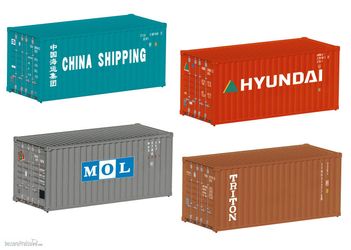 Märklin Container-Set 20ft. (76553) Märklin Container-Set 20ft. (76553)