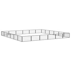 vidaXL Hundelaufstall Stahl Pulverbeschichtet 24-tlg. 700 x 500 x 50 cm (3115971) vidaXL Hundelaufstall Stahl Pulverbeschichtet 24-tlg. 700 x 500 x 50 cm (3115971)