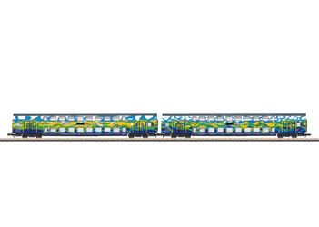 Märklin Divstāvu vagona komplekts Touristik 1 (87306) Märklin Divstāvu vagona komplekts Touristik 1 (87306)