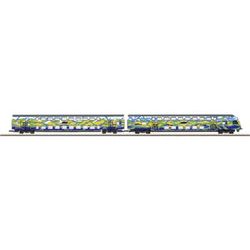 Märklin Divstāvu vagons komplekts Touristik 2 (87307) Märklin Divstāvu vagons komplekts Touristik 2 (87307)