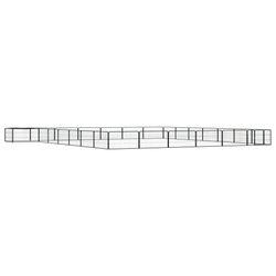 vidaXL Hundelaufstall Stahl Pulverbeschichtet 28-tlg. 700 x 700 x 50 cm (3115981) vidaXL Hundelaufstall Stahl Pulverbeschichtet 28-tlg. 700 x 700 x 50 cm (3115981)