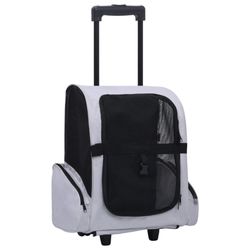 vidaXL Trolley priekš mājdzīvniekiem 3-in-1 salokāms (171020) vidaXL Trolley priekš mājdzīvniekiem 3-in-1 salokāms (171020)