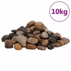 vidaXL Pulēti oļi daudzkrāsaini 2-5 cm 10 kg (155331) vidaXL Pulēti oļi daudzkrāsaini 2-5 cm 10 kg (155331)