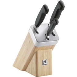 Zwilling Četru zvaigžņu nažu bloks bambuss 4 daļas Zwilling Četru zvaigžņu nažu bloks bambuss 4 daļas