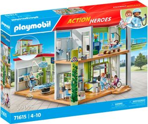 Playmobil Act!on Heroes - Mūsdienu slimnīca (71615) Playmobil Act!on Heroes - Mūsdienu slimnīca (71615)