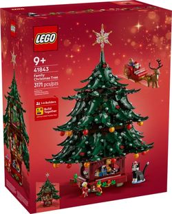 LEGO ICONS ģimenes Ziemassvētku eglīte (41843) LEGO ICONS ģimenes Ziemassvētku eglīte (41843)