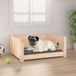 vidaXL Hundebet Massivholz Kiefer 65,5 x 50,5 x 28 cm (821447) vidaXL Hundebet Massivholz Kiefer 65,5 x 50,5 x 28 cm (821447)