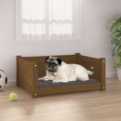 vidaXL Hundebett Massivholz Kiefer 65,5 x 50,5 x 28 cm (821450) vidaXL Hundebett Massivholz Kiefer 65,5 x 50,5 x 28 cm (821450)