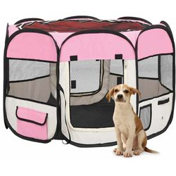 vidaXL Faltbarer Welpenlaufstall mit Tragetasche 90 x 90 x 58 cm (171009) vidaXL Faltbarer Welpenlaufstall mit Tragetasche 90 x 90 x 58 cm (171009)